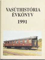 Vasúthistória évkönyv 1991. Szerk.: Mezei István. Bp., 1991, Közdok. Fekete-fehér képekkel illusztrálva. Kiadói egészvászon-kötés, kiadói papír védőborítóban.