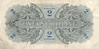 Ausztria/nemzetközi megszállás 1944. 1Sch (1x), 2Sch (2x) T:II/III,III+