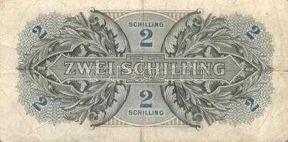 Ausztria/nemzetközi megszállás 1944. 1Sch (1x), 2Sch (2x) T:II/III,III+