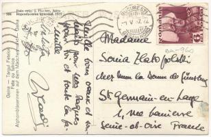 1937 Gaina, Targul Fetelor, Fete cu tulnice / Alphornbläserinnen auf dem Mädchenmarkt / Alpesi kürtö...