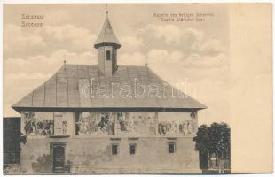 Suceava, Suczawa, Szucsáva, Szőcsvásár (Bukovina, Bukowina); Kapelle des heiligen Johannes / Capela Sfantului Joan / Romanian Orthodox chapel. Verlag Hermann Beiner (EK)