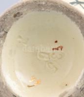 Antik kisváza. Jelzett, kis kopással, m: 9,5 cm