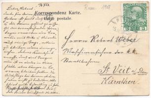 1908 Radauti, Radóc, Radautz (Bukovina, Bucovina, Bukowina); Ringplatz / market square, shops, beer ...