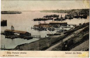 Braila, Baile Portului / port. Edit. V. Theologidis (r)