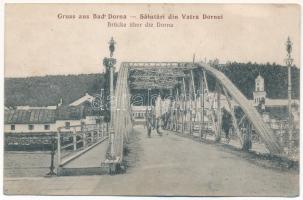 1915 Vatra Dornei, Dornavátra, Bad Dorna-Watra (Bukovina, Bucovina, Bukowina); Brücke über die Dorna / bridge (EK)