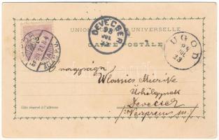 1898 (Vorläufer) Lisbon, Lisboa, Lisbonne; Char de gala Royal, Cloitre, Belem Forteresse / Royal car...