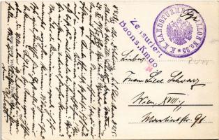 1915 Vatra Dornei, Dornavátra, Bad Dorna-Watra (Bukovina, Bucovina, Bukowina); Teilansicht im Vorder...