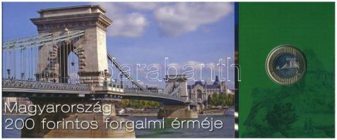 2009. 200Ft elsőnapi veret + 2006. 200Ft "FB" "Búcsú a 200Ft-os bankjegytől", so...