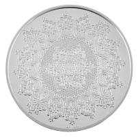 Kósa István (1953-) 2002. "Száz éves a halasi csipke - Kiskunhalas" Ag emlékérem dísztokban, tanúsítvánnyal (30,72g/0.999/42,5mm) T:PP