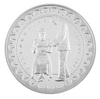 Kósa István (1953-) 2002. "Száz éves a halasi csipke - Kiskunhalas" Ag emlékérem dísztokba...