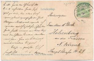 1914 Szászváros, Broos, Orastie; Román legény. Róna és Kinast felvétele / Romanian folklore (EK)