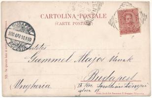 1900 Venezia, Venice; Festa del Redentore (Al Lido pel levar del sole), Hotel restaurant "Caval...