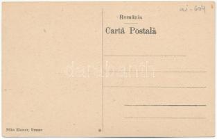 Barcarozsnyó, Rozsnyó, Rasnov, Rosenau; tér. Póka Elemér kiadása / square