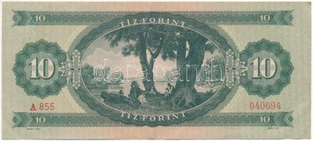 1949. 10Ft "A 855 040694" T:F szép papír
Hungary 1949. 10 Forint "A 855 040694"...