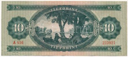 1949. 10Ft "A 456 223921" T:F erős papír
Hungary 1949. 10 Forint "A 456 223921"...