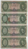 1949. 10Ft (9db) T:F-G
Hungary 1949. 10 Forint (9pcs) C:F-G
Adamo F3