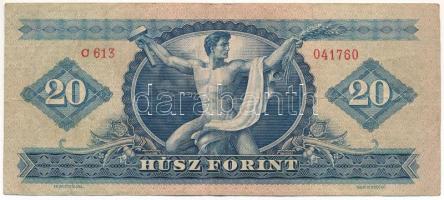 1949. 20Ft "C 613 041760" T:F
Hungary 1949. 20 Forint "C 613 041760" C:F
Adamo...