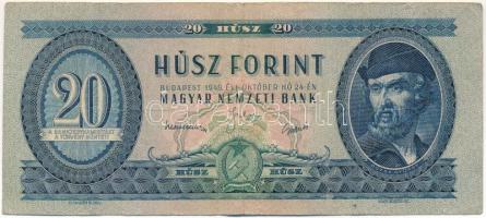 1949. 20Ft C 446 077322 T:F Hungary 1949. 20 Forint C 446 077322 C:F Adamo F10