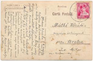 1930 Csíkszereda, Miercurea Ciuc; Vákár kiadása (fl)