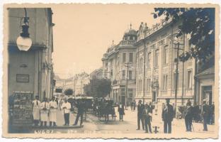 Lugos, Lugoj; Strada Cuza Voda / utca / street. photo