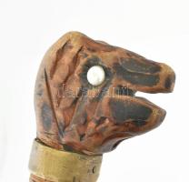 Sétabot, kígyó fejjel, h: 91 cm