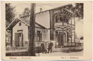 1931 Előpatak, Valcele; Vila C. I. Nastasescu / villa (EK)