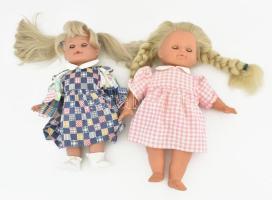 2 darab baba, műanyag, m: 35-36 cm