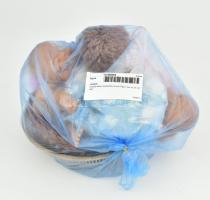 5 darab baba, kosarakban, közte Zapf, Lissi, m: 31 cm alatt