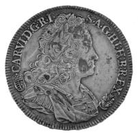 1734K-B Tallér Ag III. Károly Körmöcbánya (28,8g) T:XF patina / Hungary 17343K-B Thaler Ag Charles III Kremnitz (28,8g) C:XF patina Huszár: 1605-1606., Unger II.: 1185.