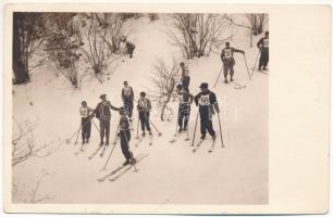 Brassó, Kronstadt, Brasov; téli sport, síverseny / winter sport, ski race. Atelier O. Nepoliczka photo (fl)