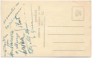 1935 Varful cu Dor, Cabana / winter sport, skiers. photo