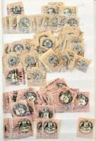 1870-1940 Sok 100 db okmánybélyeg döntően az 1880-as évekből 16 lapos Lindner berakóban. Régi tétel,...
