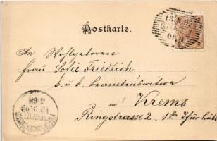 1899 (Vorläufer) Graz, Saal im neuen Stadt-Theater / theatre interior. Grazer Künstler Postkarte No....