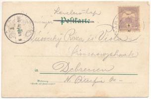 1900 Frankreich (Paris) / France. Art Nouveau litho (fl)