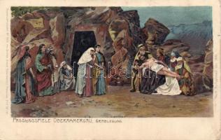 Oberammergau Passion play litho (EB)