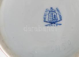 Herendi eton rust mintás váza, 1945-ös jelzéssel. Jelzett, kézzel festett, hibátlan, 14 cm