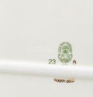 Zsolnay búzavirág mintás süteményes készlet. Kézzel festett, jelzett, hibátlan, hat személyes