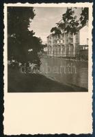 cca 1935-1940 Nagyvárad, folyópart, fotó, 8,5×6,5 cm / Oradea, riverside