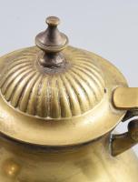 Teás készlet kiöntő, cukortartó, tejkiöntő három részes, réz, XIX. sz