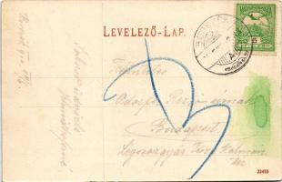 1910 Borszék, Borsec; Lobogó-fürdő / spa