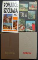 1970-es évek Útikönyvek (4 db) Jugoszlávia, Törökország, Itália, Róma-Szicília