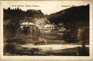 1930 Gyimesi-szoros, Pasul Ghimes-Palanca; Fosta Granita, Cetatea lui Racoti / a régi határ, Rákóczi várromok / old border, castle ruins. photo (fl)