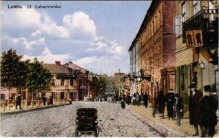 Lublin, Ul. Lubartowska / street view, shops, automobile (EK)