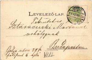 1902 Felsőbánya, Baia Sprie; templomok. Divald K. fia / churches (EK)