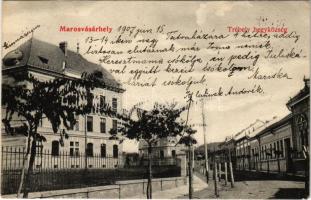 1907 Marosvásárhely, Targu Mures; Trébely hegyközség, gimnázium / school (EK)