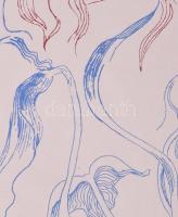 Melocco Miklós (1935-): Nőszirom, 1984. Szitanyomat, papír, jelzett, feltekerve, d: 32,5 cm