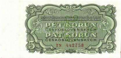 Csehszlovákia 1961. 3K, 5K (2x) T:I,II+