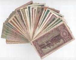 34db-os vegyes pengő bankjegy tétel T:F-G