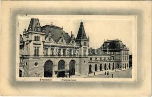 Temesvár, Timisoara; pályaudvar, vasútállomás. Ideal W.L. Bp. No. 6667. 1910/13. / railway station