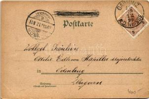 1899 (Vorläufer) Snezka, Sniezka, Schneekoppe (Krkonose, Riesengebirge, Karkonosze); Die Schneekoppe...